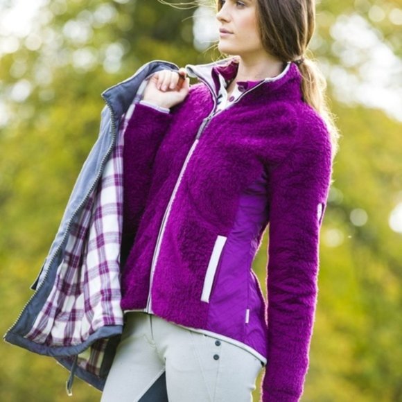 Horseware Ireland Jackets & Blazers - Horseware Ireland M purple Softie Fleece Jacket
